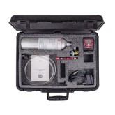 RKI Instruments GX-3R 4 72-RA-C-56 Gas Confined Space Kit with 100-240 VAC charger and Calibration Kit (34AL cylinder CH4/O2/H2S/CO, 0.25 LPM regulator, tubing, screwdriver and carrying case)
